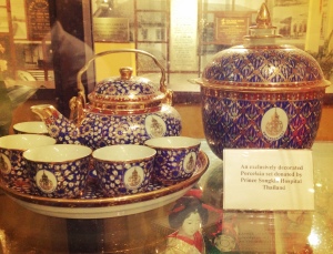 Teapot set at Tan Tock Seng Hospital Museum